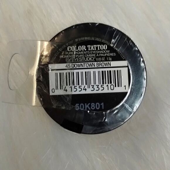 Maybelline Color Tattoo Pure Pigments 24hr Eyeshadow Bronze, Brown, Buff&Tuff - Picture 3 of 5